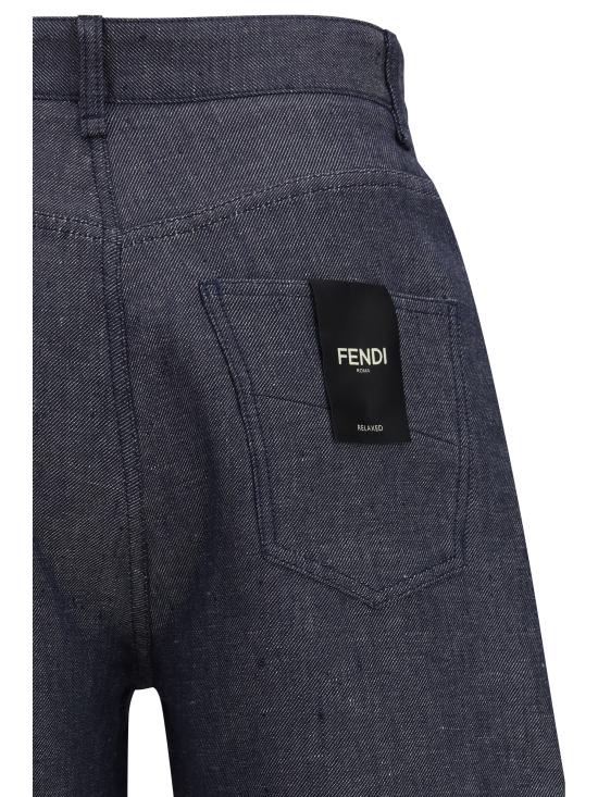 26SS 펜디 데님 팬츠 FLP345AYUC F0QG0 BLUE - FENDI