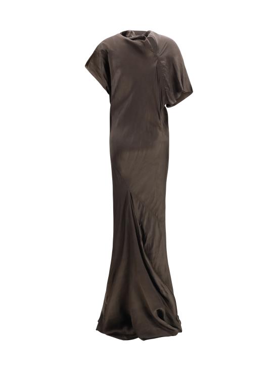 26SS 릭 오웬스 롱 원피스 RP01F6500 78 BROWN - RICK OWENS