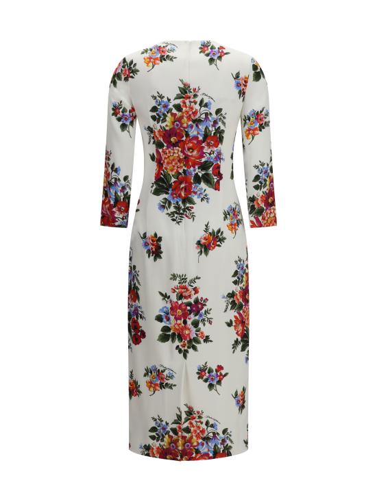 26SS 돌체앤가바나 미디 원피스 F612VTFSICE HA5ZO MULTICOLOUR - DOLCE & GABBANA