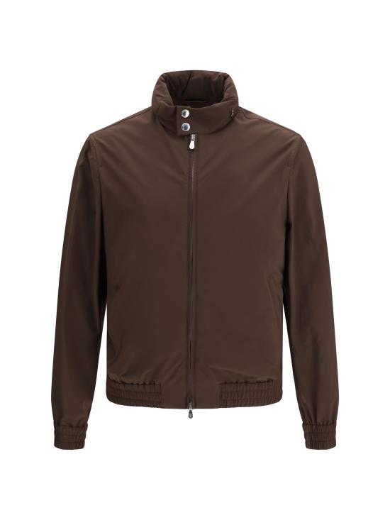 26SS 브루넬로 쿠치넬리 폴딩 후드 본디드 나일론 블루종 MZ4266525 C1792 BROWN