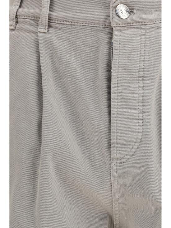 26SS 브루넬로 쿠치넬리 스트레이트 팬츠 M277PK2310 C7500 BROWN - BRUNELLO CUCINELLI