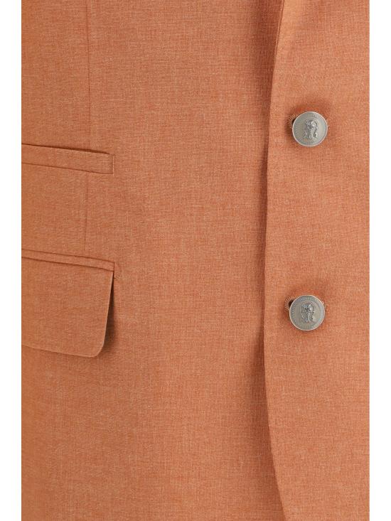 26SS 브루넬로 쿠치넬리 수트 자켓 MR4997BFD8 C6883 ORANGE - BRUNELLO CUCINELLI