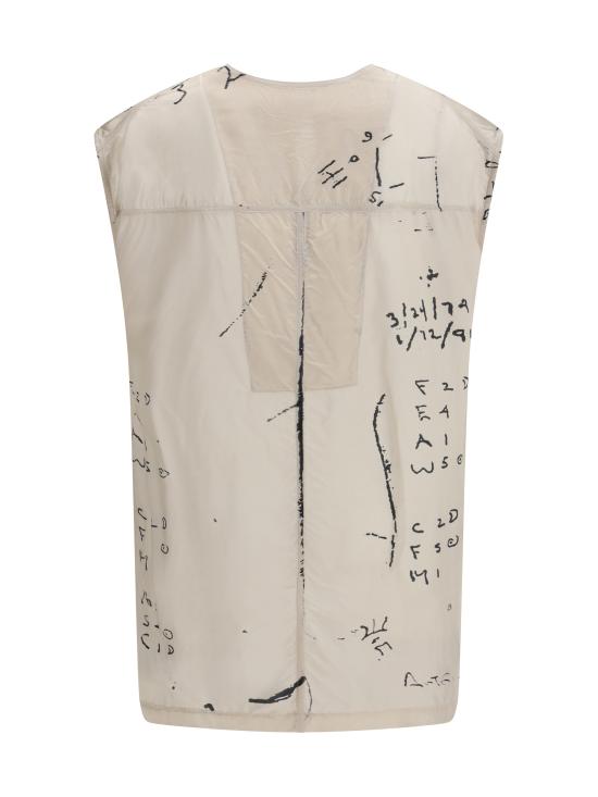 26SS 릭 오웬스 민소매 티셔츠 RR01F2121 1109 CREAM - RICK OWENS