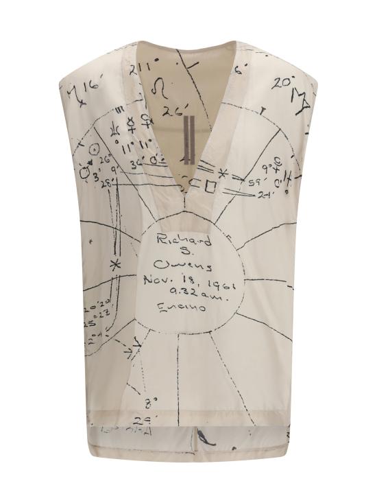 26SS 릭 오웬스 민소매 티셔츠 RR01F2121 1109 CREAM