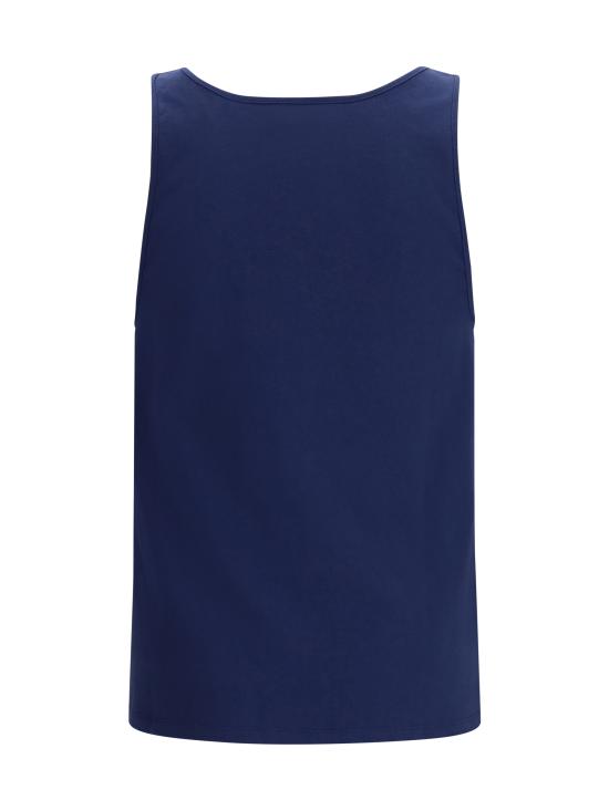 26SS 생로랑 반팔 티셔츠 858319Y38AK 4069 BLUE - SAINT LAURENT