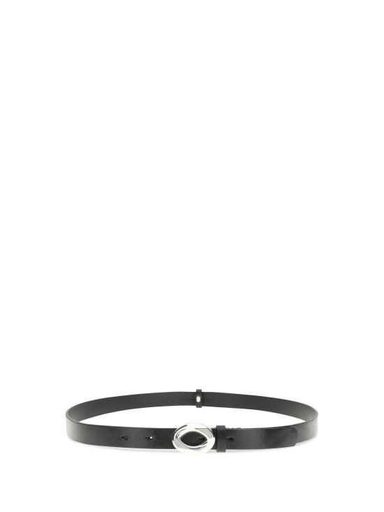 26SS 세퍼 가죽 벨트 FW25COLTEBS EYEBUCKLES BLACK - SEFR