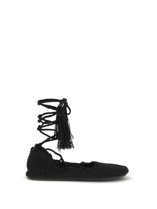 26SS 알라누이 플랫 슈즈 LWIR002R26KNI001 1010 BLACK