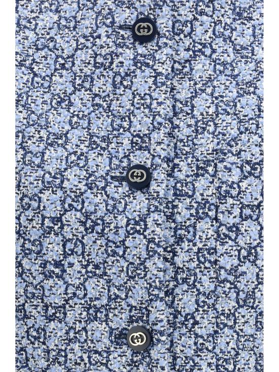 26SS 구찌 수트 자켓 855777ZAUE2 4262 BLUE - GUCCI