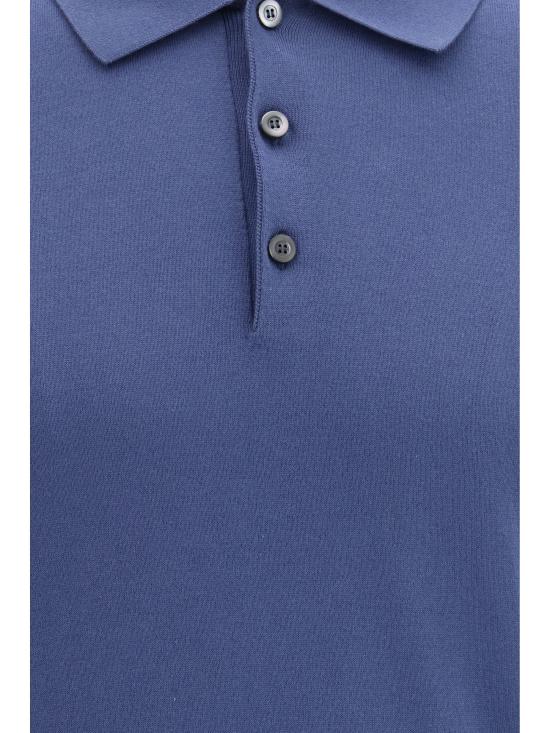 26SS 피아젠차 폴로 티셔츠 M1140001001 790 BLUE - PIACENZA 1733