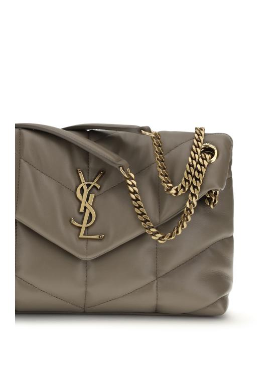 26SS 생로랑 루루 푸퍼 스몰 체인 백 5774761EL07 1799 GREY - SAINT LAURENT