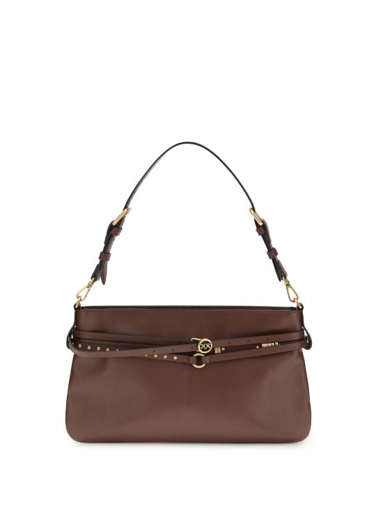 26SS 핑코 숄더백 106176A0QO R49Q BROWN