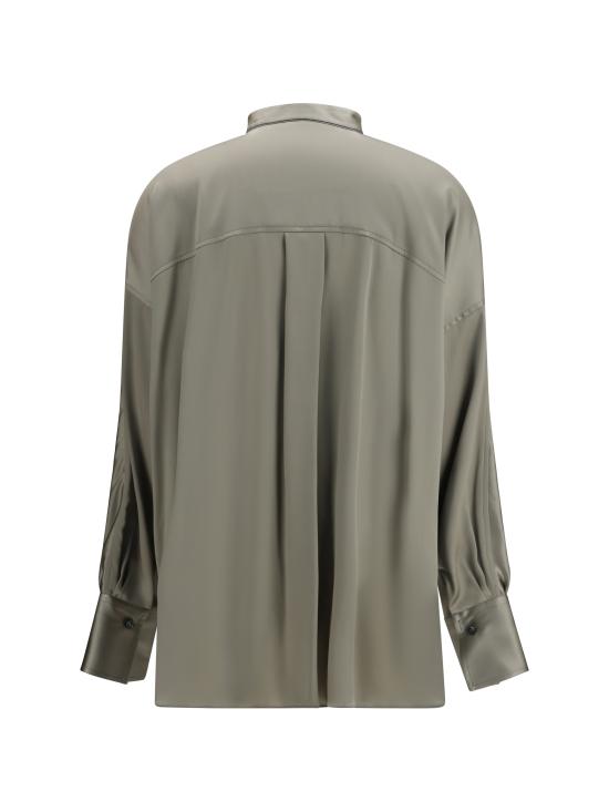 26SS 브루넬로 쿠치넬리 셔츠 M0C59MY906 C9125 GREEN - BRUNELLO CUCINELLI