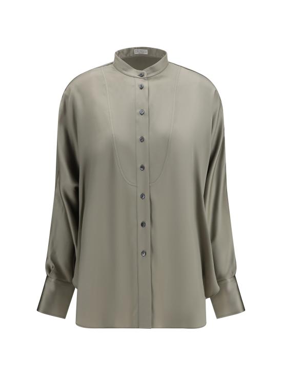 26SS 브루넬로 쿠치넬리 셔츠 M0C59MY906 C9125 GREEN