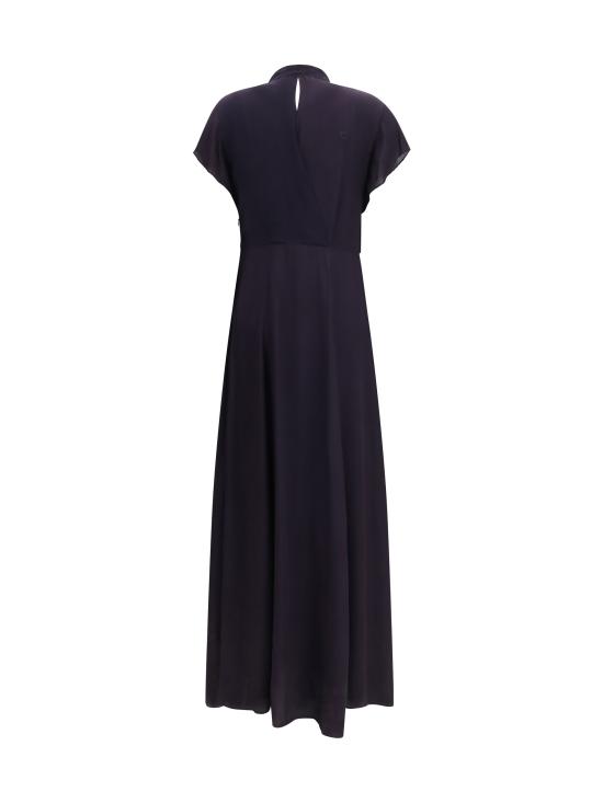 26SS 포르테포르테 롱 원피스 14523MYDRESS F49A5025 BLACK - FORTE FORTE