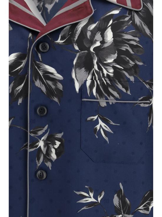 26SS 돌체앤가바나 긴팔 셔츠 G5KS3THI10P HB5SU BLUE - DOLCE & GABBANA