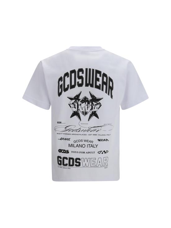 26SS 지씨디에스 반팔 티셔츠 C1MWQC070J079 100B WHITE - GCDS