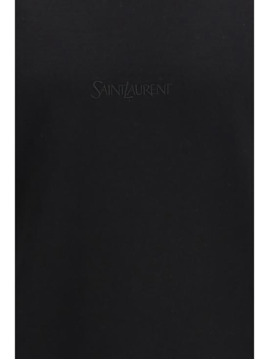 26SS 생로랑 반팔 티셔츠 857461Y37XE 1000 BLACK - SAINT LAURENT