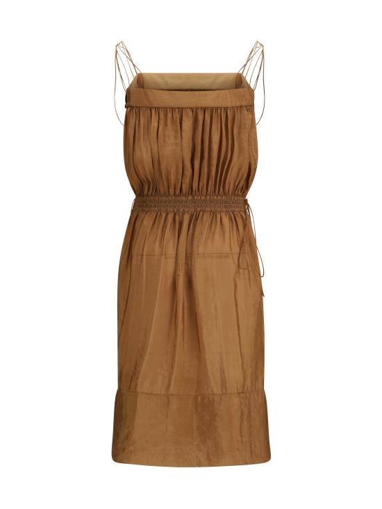 26SS 생로랑 미디 원피스 852694Y3K31 2005 BEIGE - SAINT LAURENT