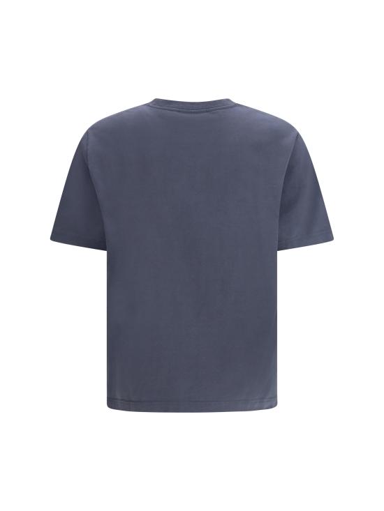 26SS 메종키츠네 드레스드 폭스 컴포트 티셔츠 QM00101KJ7025 0422 BLUE - MAISON KITSUNE