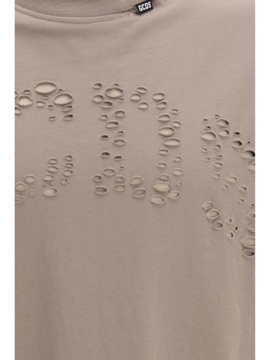 26SS 지씨디에스 반팔 티셔츠 C1MBQC076J080 320U BROWN - GCDS