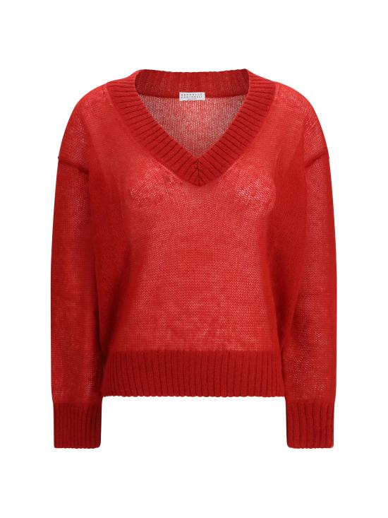 26SS 브루넬로 쿠치넬리 스웨터 M2I776852 C9053 RED