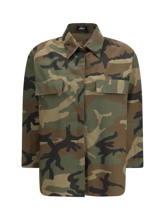 26SS 엘라 셔츠 KSH231FOL 220 GREEN