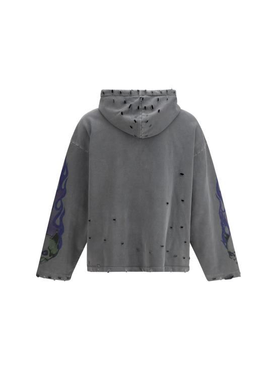 26SS 지씨디에스 후드 티셔츠 C1MWQE129F034 968L GREY - GCDS