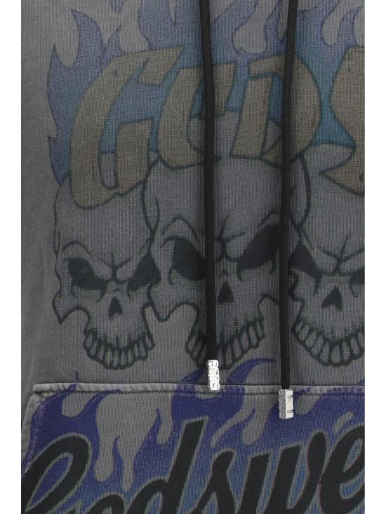 26SS 지씨디에스 후드 티셔츠 C1MWQE129F034 968L GREY - GCDS