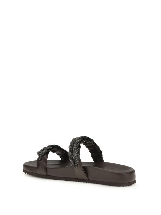 26SS 브루넬로 쿠치넬리 샌들 MZGAG3159 C8279 BROWN - BRUNELLO CUCINELLI