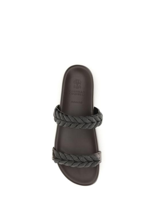 26SS 브루넬로 쿠치넬리 샌들 MZGAG3159 C8279 BROWN - BRUNELLO CUCINELLI