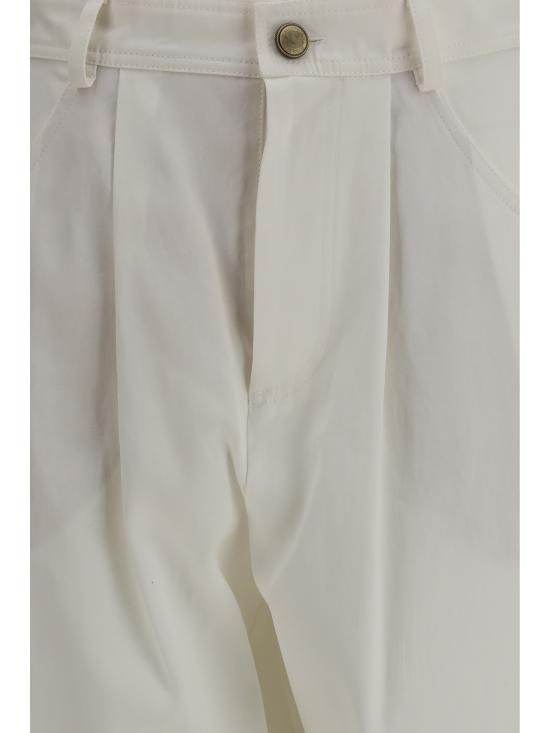 26SS 브루넬로 쿠치넬리 데님 팬츠 MQ983EE999 C100 CREAM - BRUNELLO CUCINELLI