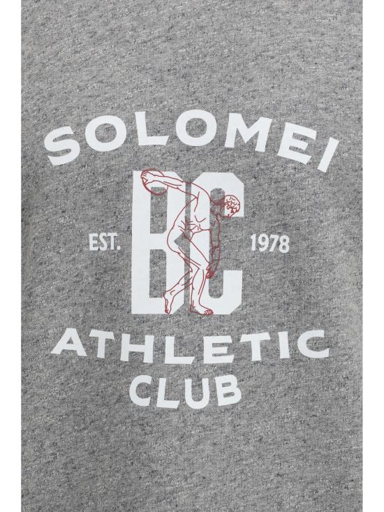 26SS 브루넬로 쿠치넬리 후드 티셔츠 MR8313380G CDH41 GREY - BRUNELLO CUCINELLI