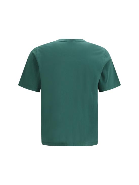 26SS 메종키츠네 폭스 헤드 레귤러 티셔츠 PM00107KJ7026 P399 GREEN - MAISON KITSUNE