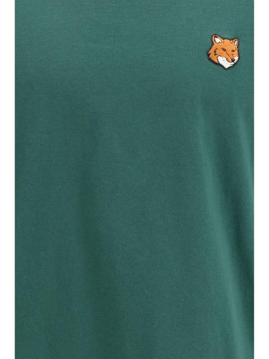 26SS 메종키츠네 폭스 헤드 레귤러 티셔츠 PM00107KJ7026 P399 GREEN - MAISON KITSUNE
