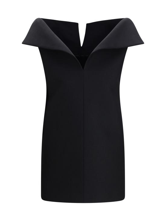 26SS 발렌시아가 숏 원피스 872522TUQ03 1000 BLACK - BALENCIAGA