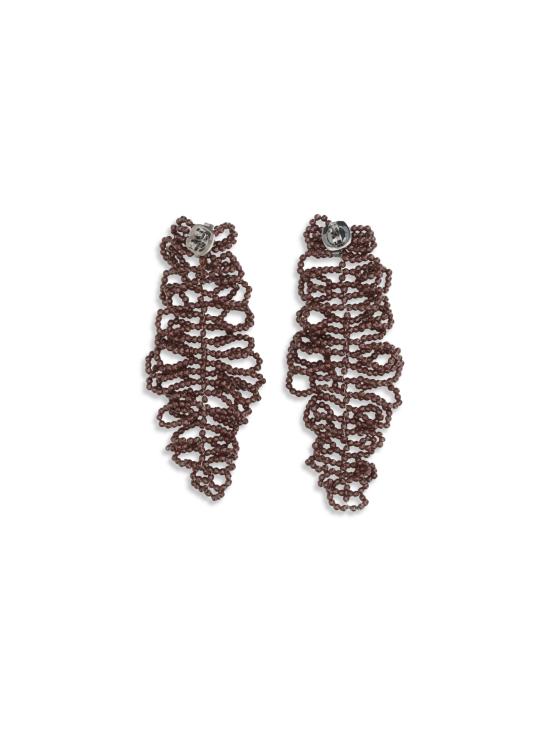 26SS 브루넬로 쿠치넬리 이어링 MORW9LE58 CRED BORDEAUX - BRUNELLO CUCINELLI