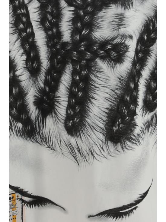 26SS 피디에프 반팔 티셔츠 DFM54029TJ110 BRAID WHITE - PDF