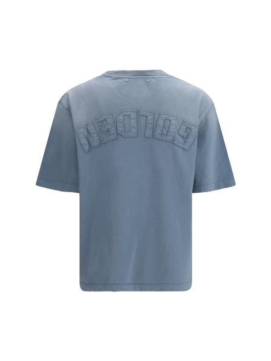 26SS 골든구스 반팔 티셔츠 GUP01873P001773 50813 BLUE - GOLDEN GOOSE