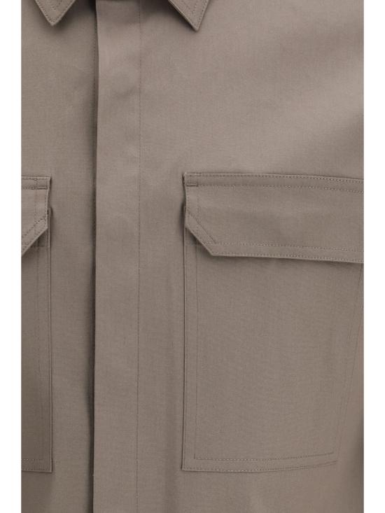 26SS 릭 오웬스 긴팔 셔츠 RU01F2236 34 BROWN - RICK OWENS