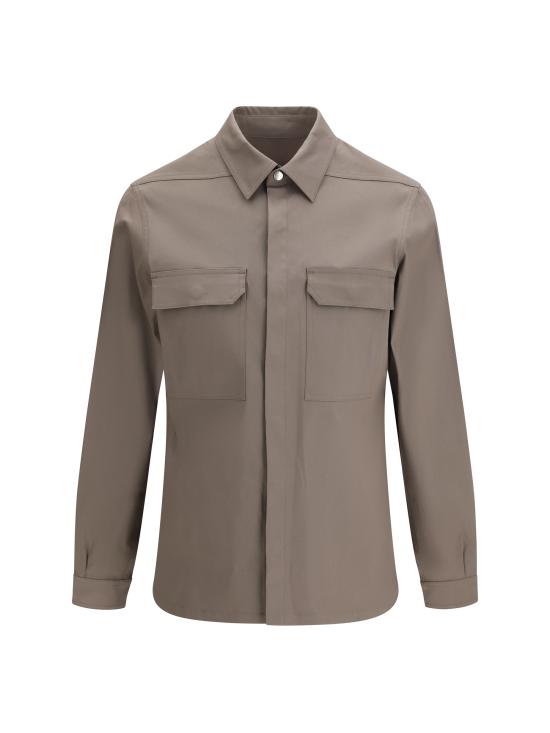 26SS 릭 오웬스 긴팔 셔츠 RU01F2236 34 BROWN