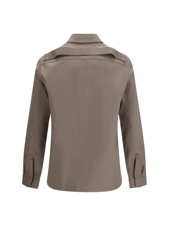 26SS 릭 오웬스 긴팔 셔츠 RU01F2236 34 BROWN - RICK OWENS