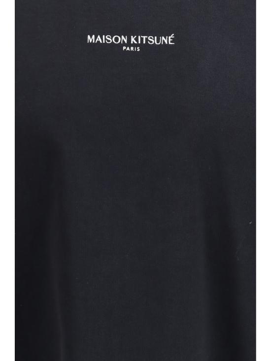 26SS 메종키츠네 파리 컴포트 티셔츠 QM00100KJ7025 P199 BLACK - MAISON KITSUNE