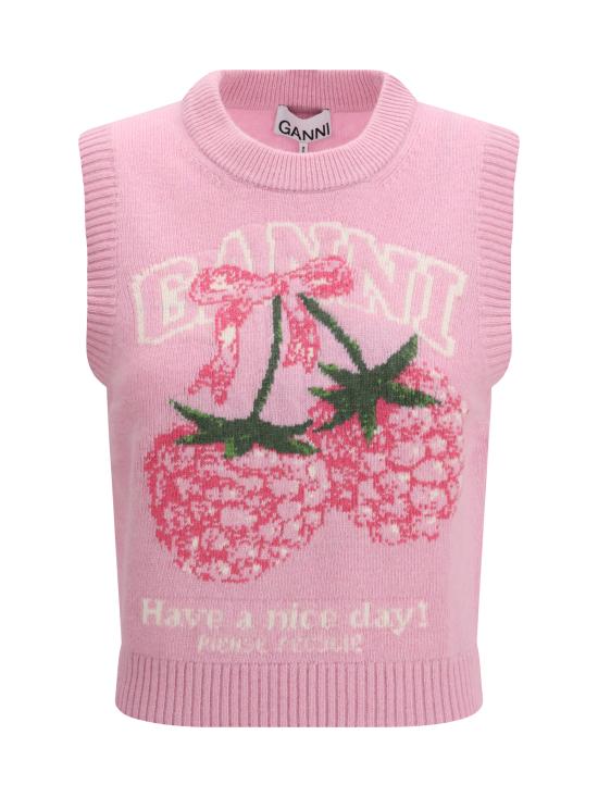 26SS 가니 스웨터 A1070278 868 PINK