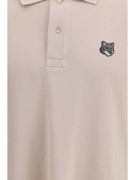 26SS 메종키츠네 폭스 헤드 컴포트 폴로 티셔츠 PM00210KP0001 0447 PINK - MAISON KITSUNE