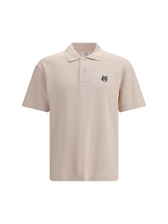 26SS 메종키츠네 폭스 헤드 컴포트 폴로 티셔츠 PM00210KP0001 0447 PINK