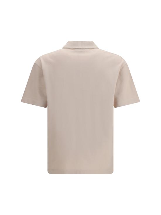 26SS 메종키츠네 폭스 헤드 컴포트 폴로 티셔츠 PM00210KP0001 0447 PINK - MAISON KITSUNE