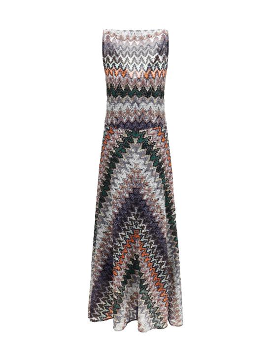 26SS 미소니 롱 원피스 DS26SG1SBR014Z S72OW MULTICOLOUR - MISSONI