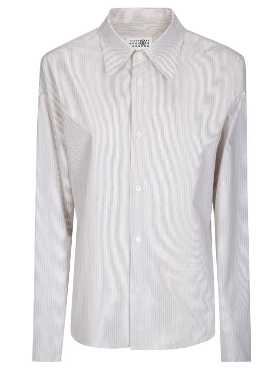 26SS MM6 메종마르지엘라 셔츠 S52DT0062M35730 001F Off White Grey