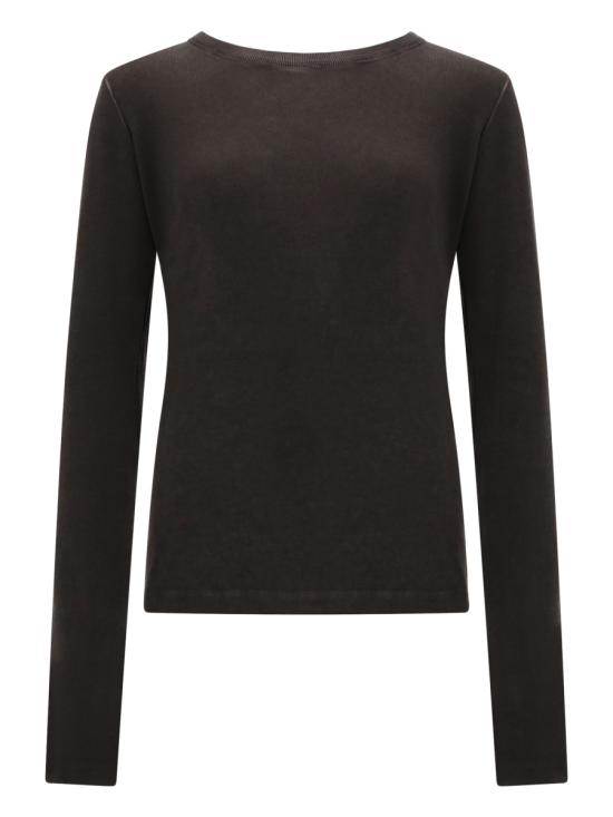 26SS 우마 왕 긴팔 티셔츠 UP1034 UW860 BROWN