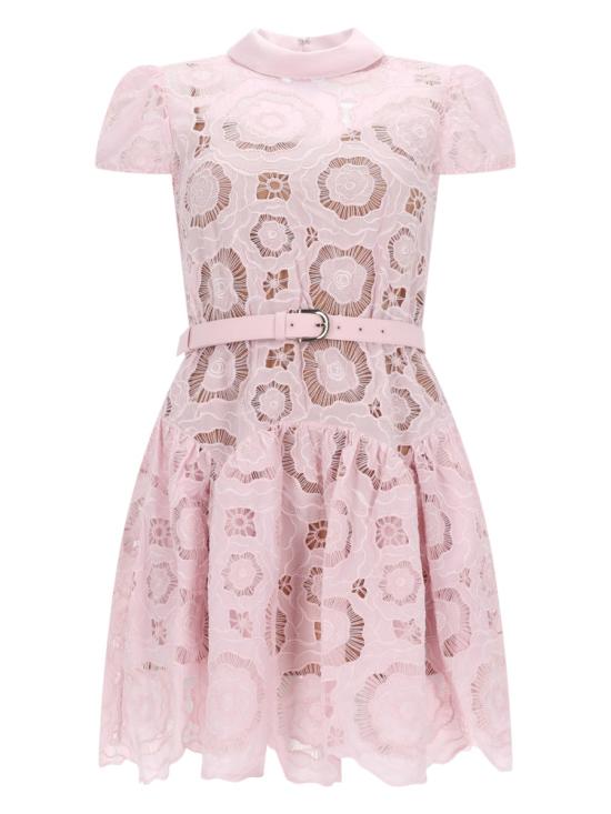 26SS 셀프 포트레이트 미디 원피스 RS26 167S P PINK